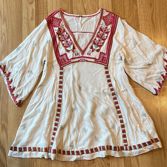 Free People tulum embroidery smock dress - Picture 3 of 6